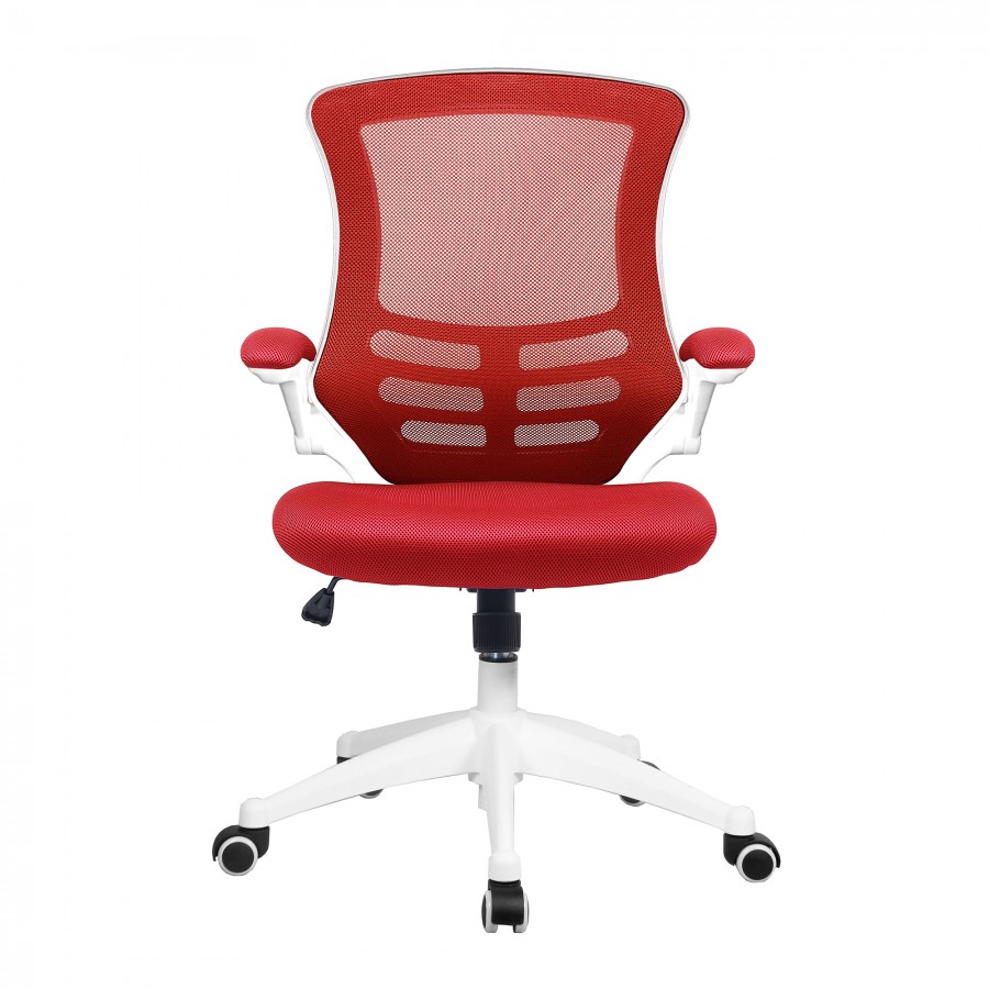 Luna White Mesh Designer Office Chair